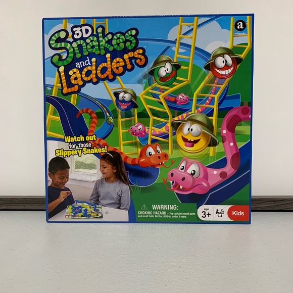 3D Snakes and Ladders Board Game-New - Picture 1 of 8
